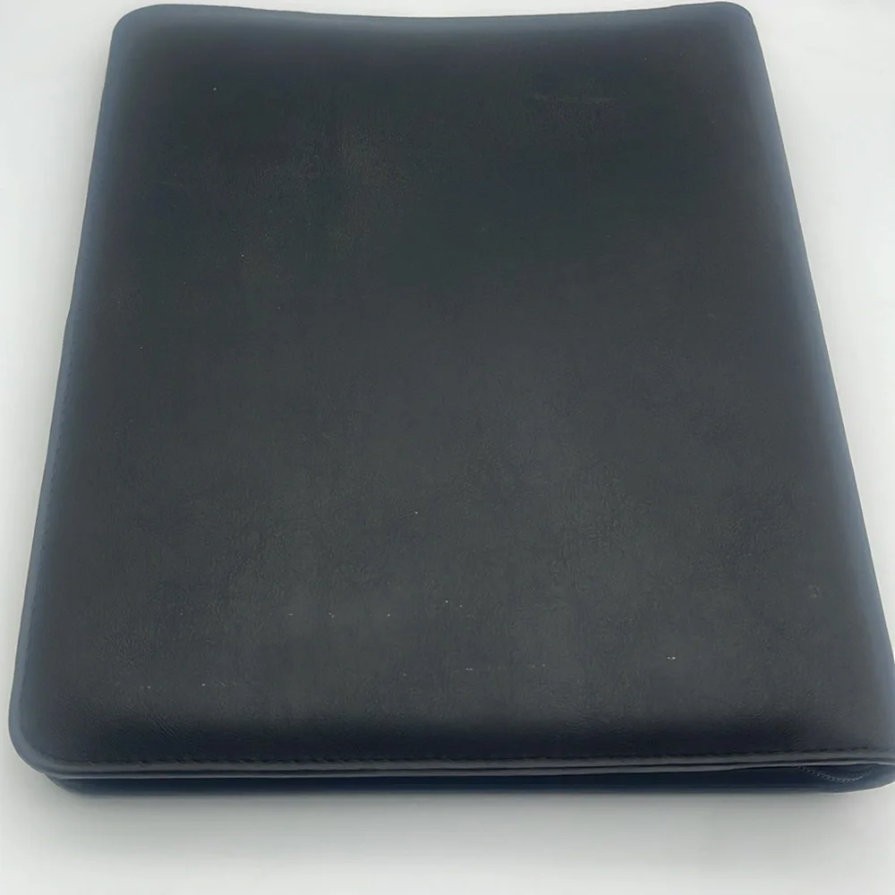 Franklin Covey Zip Binder Planner Portfolio Business School Office Black